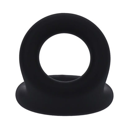 Tantus Uplift C-Ring Cock and Ball Sling – Black – Silicone Support