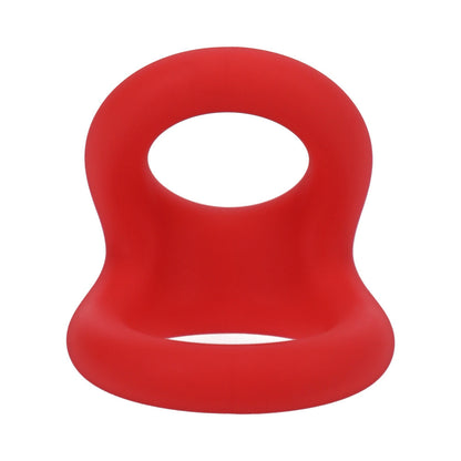 Tantus Uplift C-Ring Cock and Ball Sling - Crimson