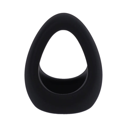 Tantus Stirrup C-Ring Cock and Ball Sling – Black, Silicone