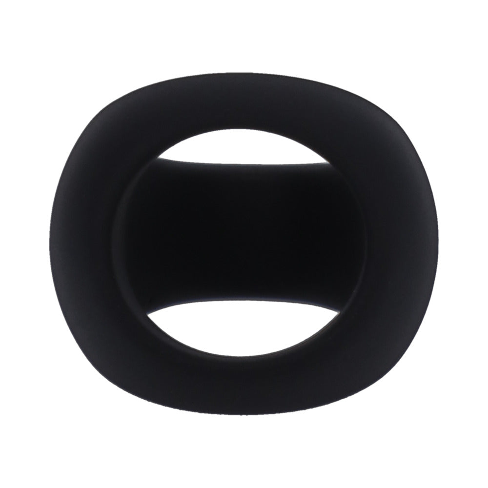 Tantus Stirrup C-Ring Cock and Ball Sling – Black, Silicone