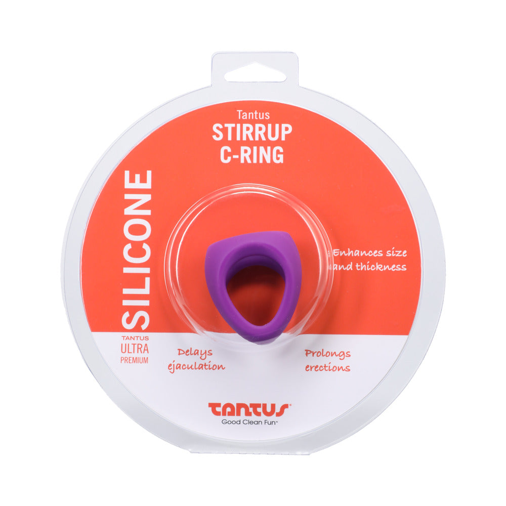 Tantus Stirrup C-Ring Cock and Ball Sling – Lilac