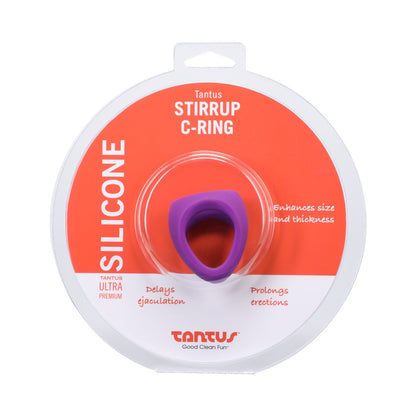 Tantus Stirrup C-Ring Cock and Ball Sling – Lilac