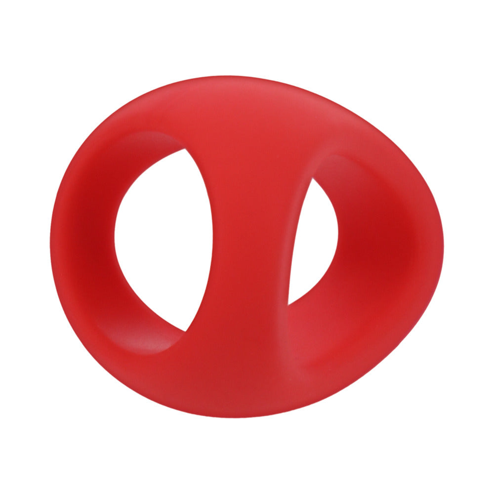 Tantus Stirrup C-Ring Cock and Ball Sling – Crimson