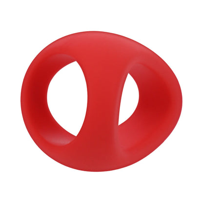Tantus Stirrup C-Ring Cock and Ball Sling – Crimson