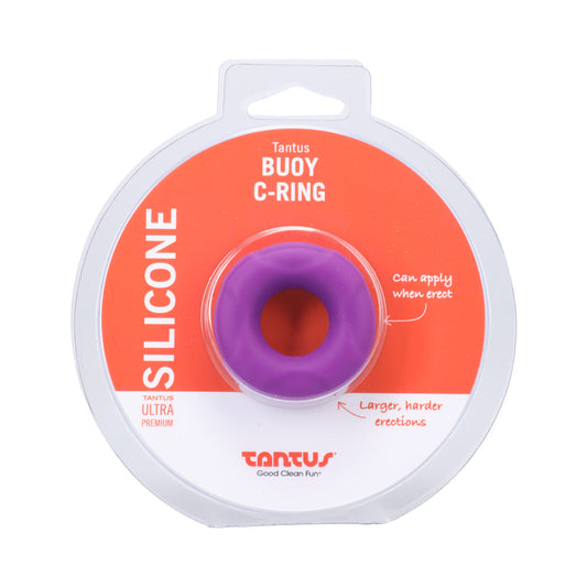 Tantus Buoy C-Ring Small Silicone Constriction Ring - Lilac