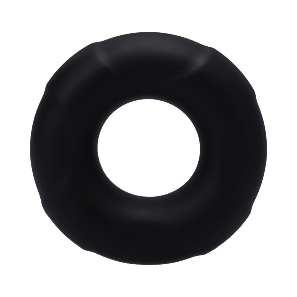 Tantus Buoy C-Ring Medium Silicone Delay Ring - Black
