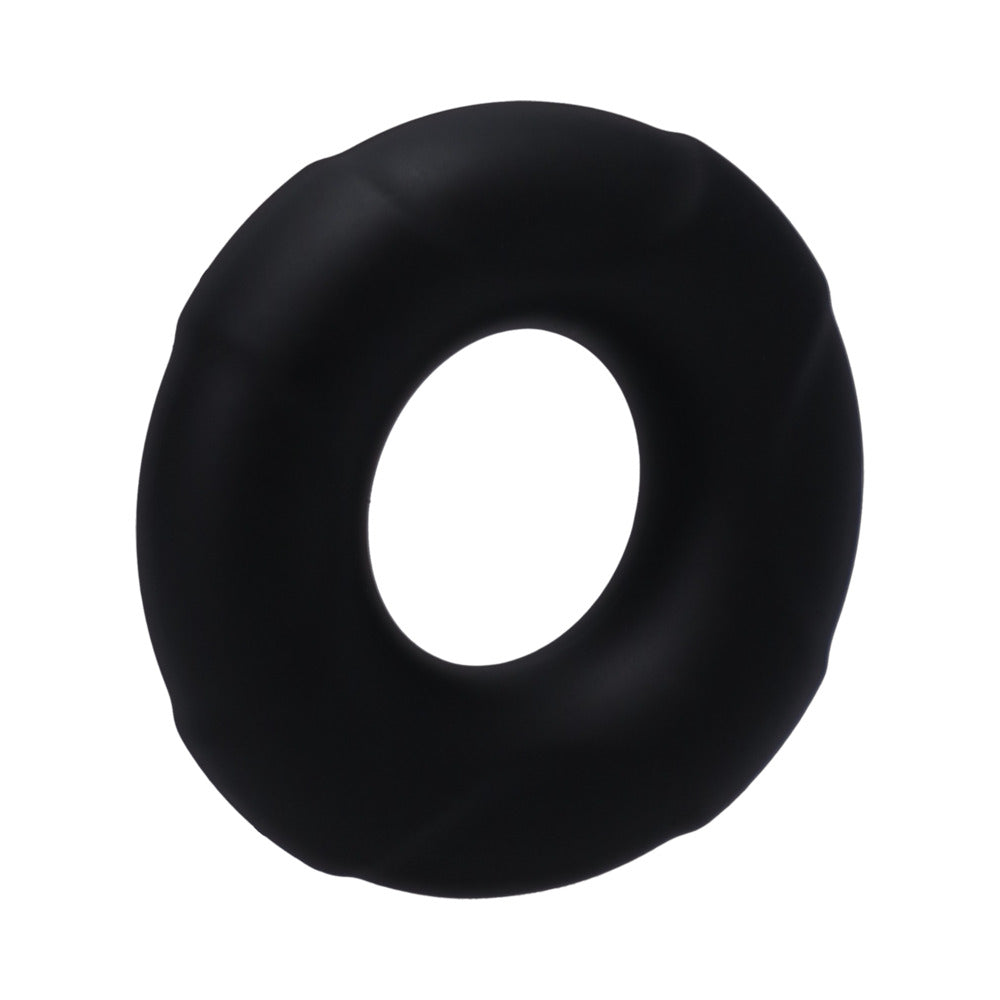 Tantus Buoy C-Ring Medium Silicone Delay Ring - Black