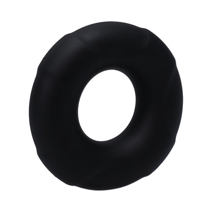 Tantus Buoy C-Ring Medium Silicone Delay Ring - Black