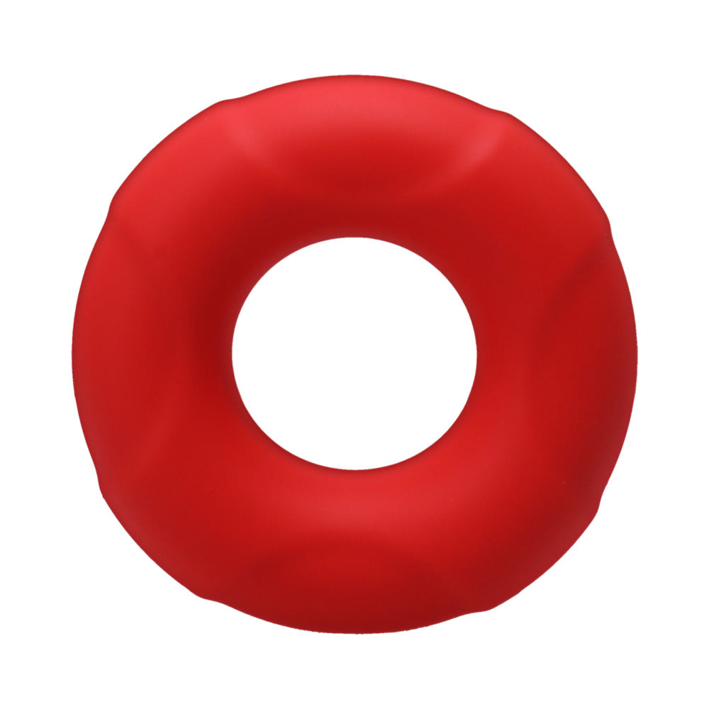 Tantus Buoy C-Ring Medium Silicone Ring – Crimson
