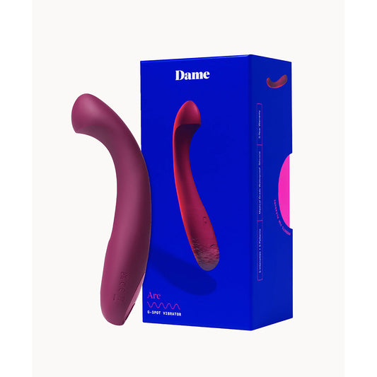Dame Arc G-Spot Vibrator – Purple – Waterproof with 5 Intensity Levels