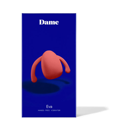Dame Eva Couples Vibrator - Wearable Clitoral Vibrator - Orange