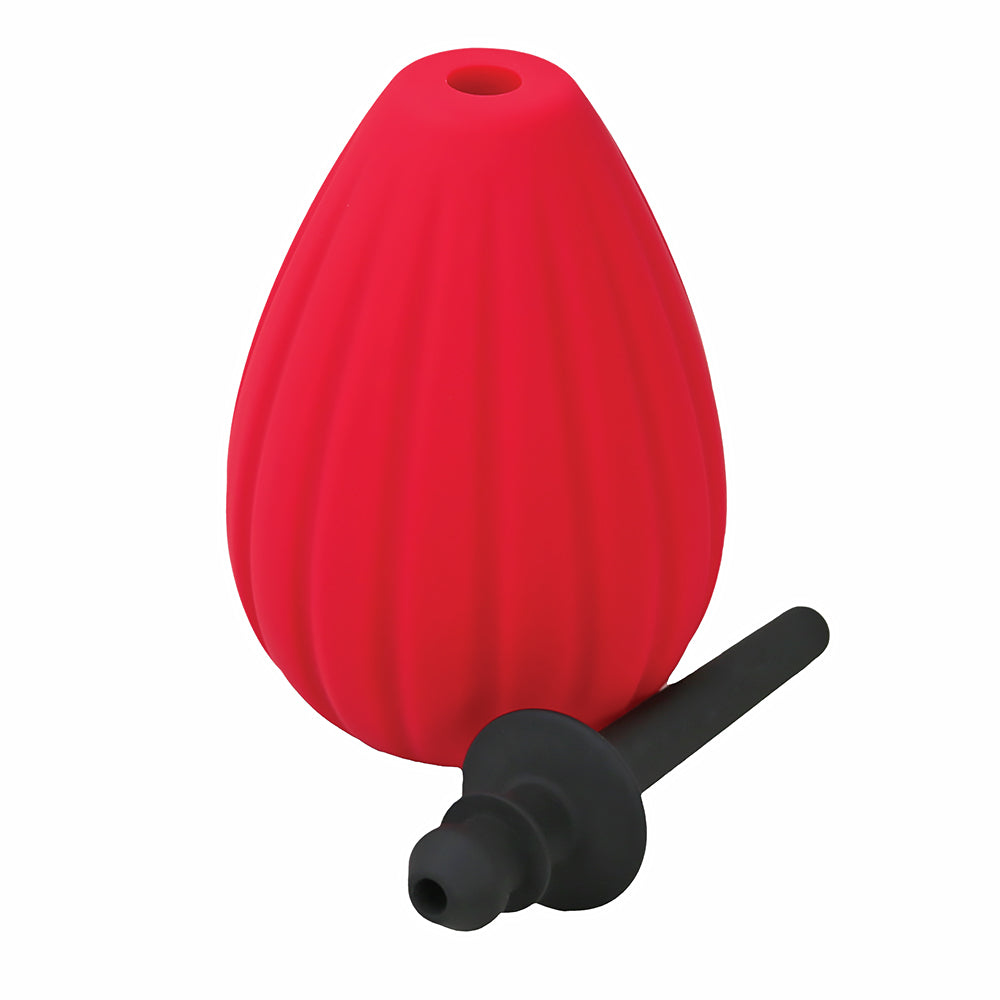 Aneros Prelude Enema Bulb – Red – Medical-Grade Silicone