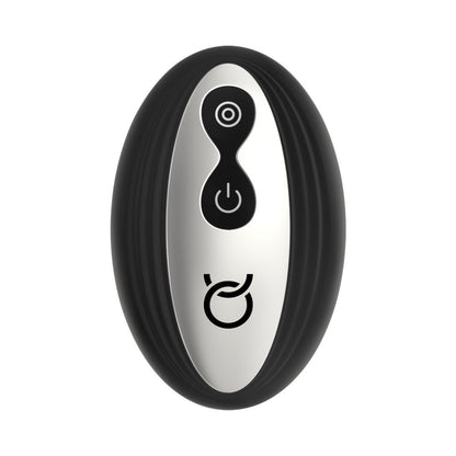 Forto Thumper Rechargeable Remote-Controlled Silicone Thumping Anal Vibrator – Black