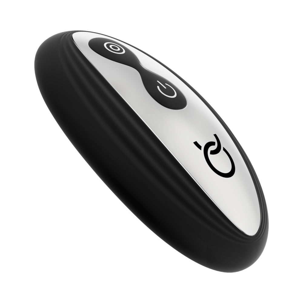Forto Thumper Rechargeable Remote-Controlled Silicone Thumping Anal Vibrator – Black