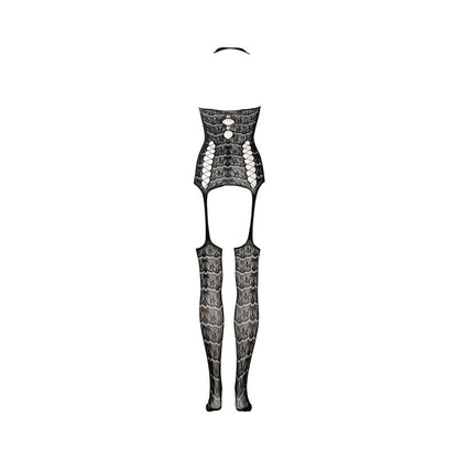 Le Desir Lace Suspender Bodystocking – Black – O/S