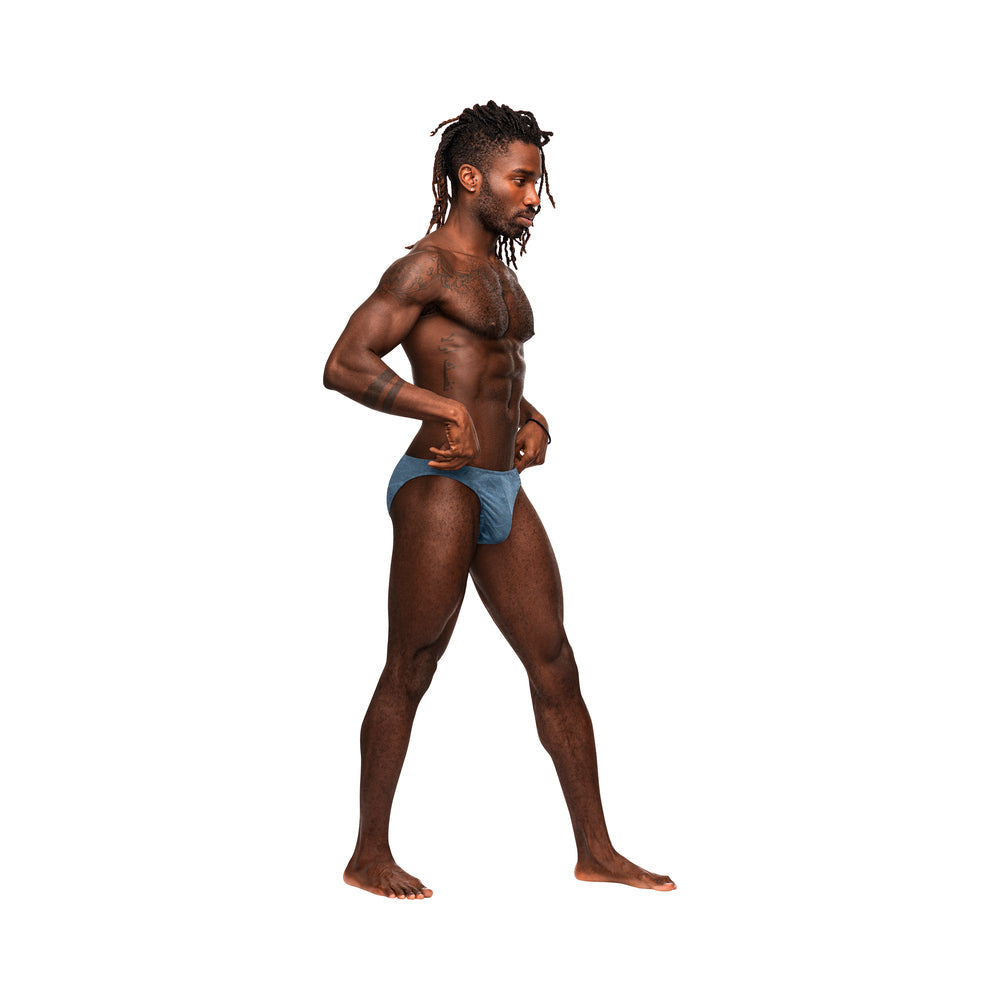 Male Power Inter-Mingle Moonshine Jock Brief – Blue