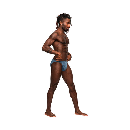 Male Power Inter-Mingle Moonshine Jock Brief – Blue