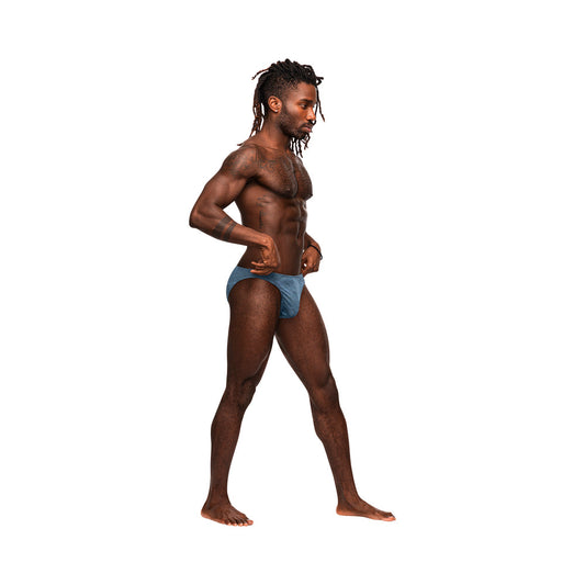 Male Power Inter-Mingle Moonshine Jock Brief – Blue