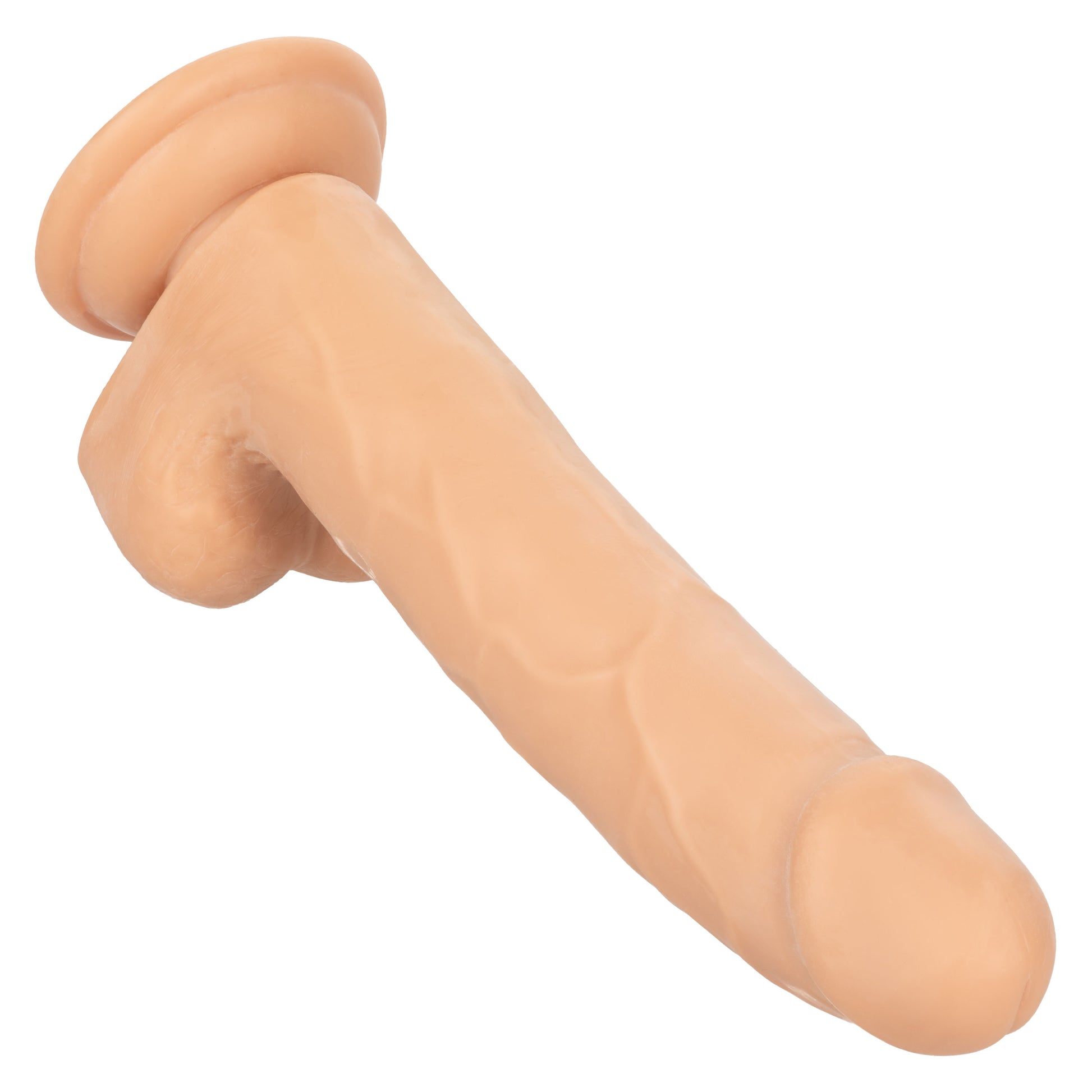 CalExotics 8-Inch Size Queen Realistic Dong with Suction Cup – Beige