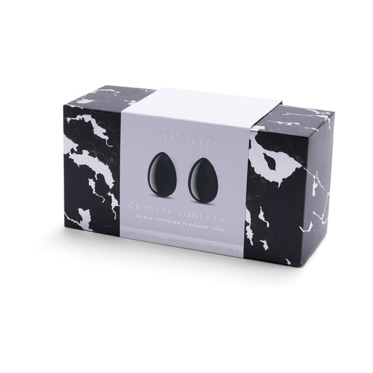 Le Wand Crystal Yoni Eggs Black Obsidian – Pelvic Floor Strengthening Tool