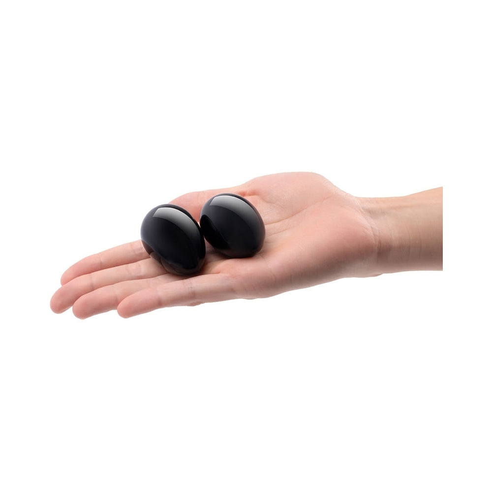 Le Wand Crystal Yoni Eggs Black Obsidian – Pelvic Floor Strengthening Tool