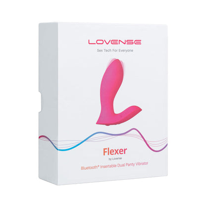 Lovense Flexer App-Controlled Wearable Panty Vibrator – Hot Pink