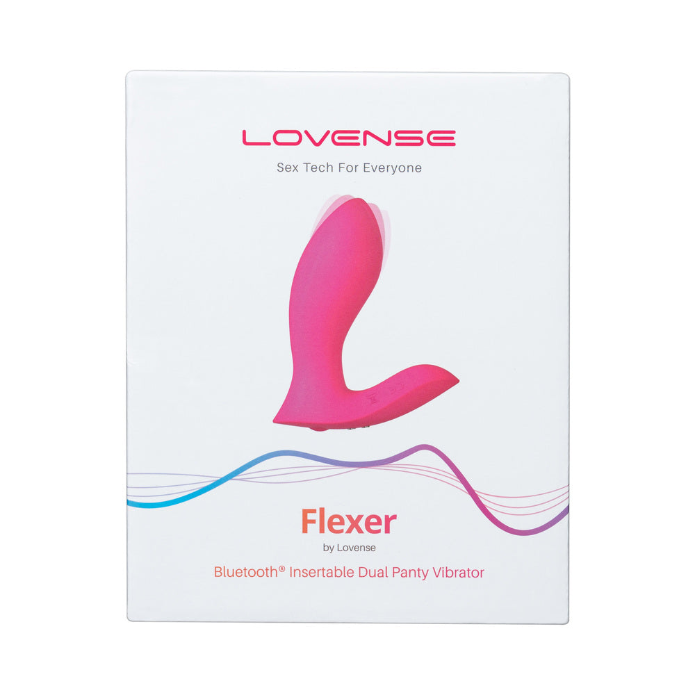Lovense Flexer App-Controlled Wearable Panty Vibrator – Hot Pink