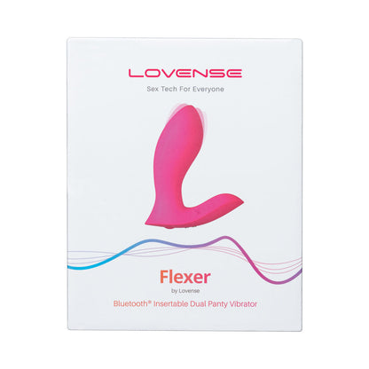 Lovense Flexer App-Controlled Wearable Panty Vibrator – Hot Pink