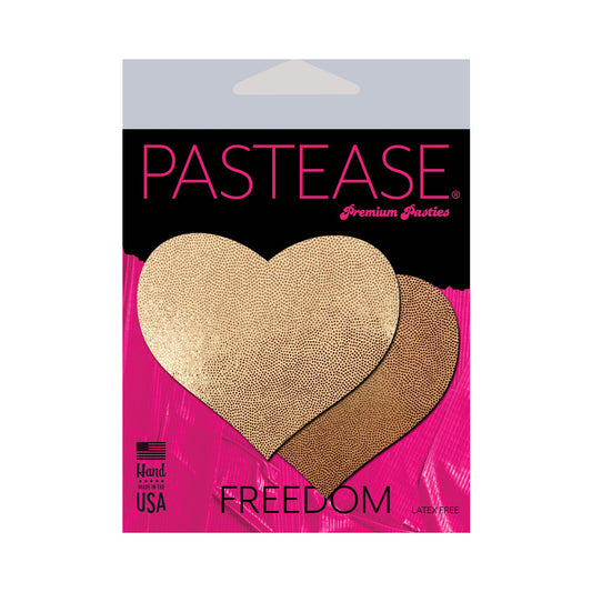 Pastease Love Liquid Rose Gold Heart Nipple Pasties – Rose Gold