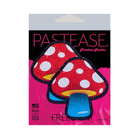 Pastease Mushroom Colorful Shroom Nipple Pasties – Multi-Color