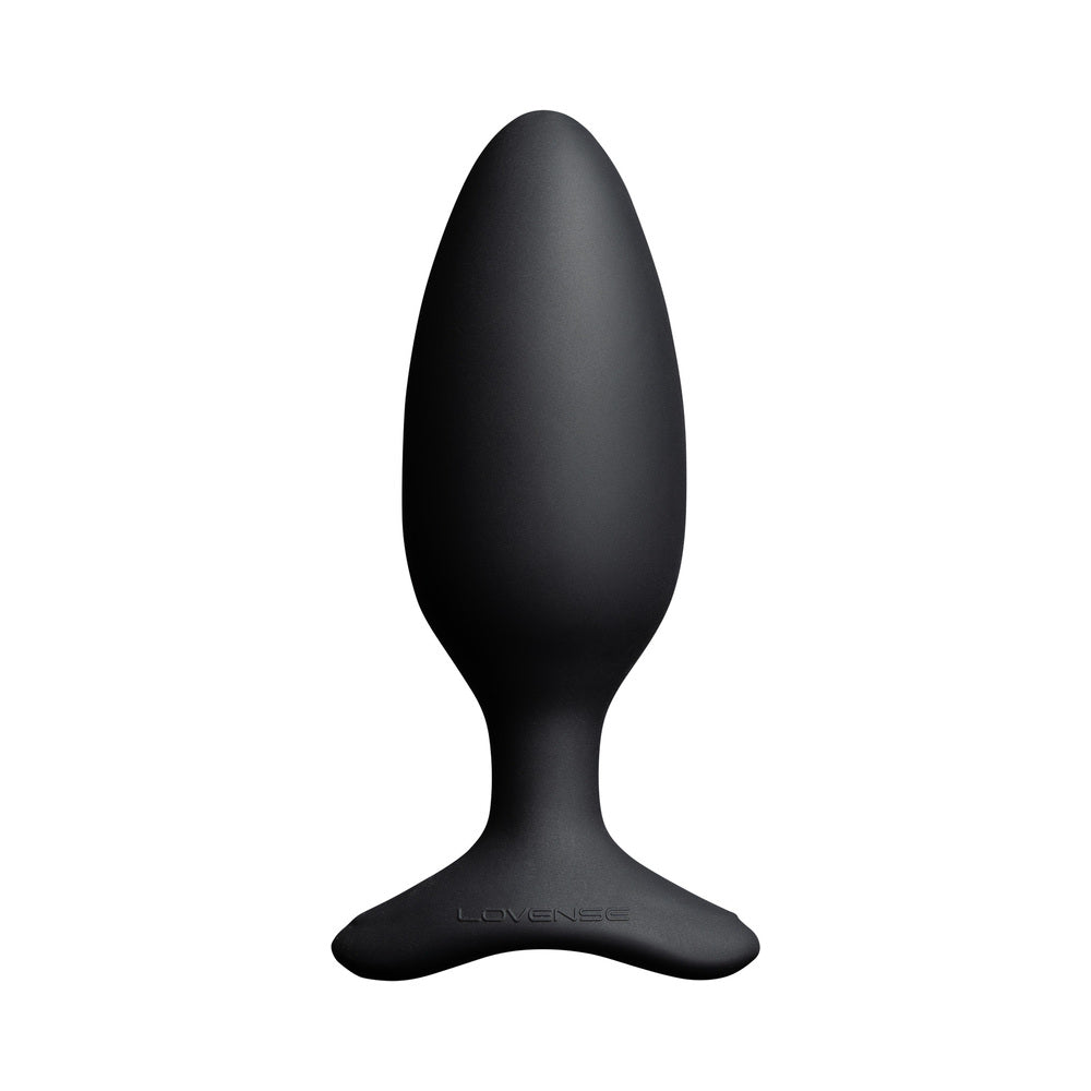 Lovense Hush 2 Medium Bluetooth Remote-Controlled Vibrating Butt Plug - Black