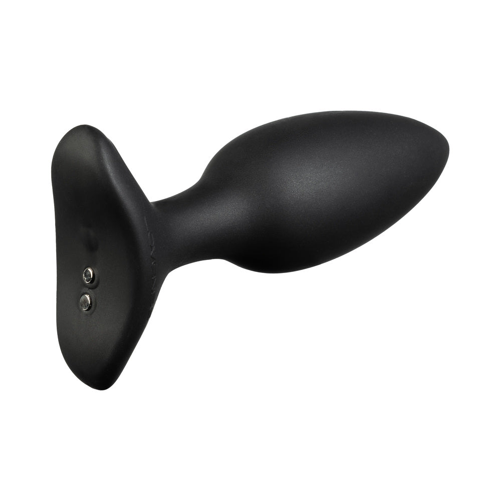Lovense Hush 2 Medium Bluetooth Remote-Controlled Vibrating Butt Plug - Black