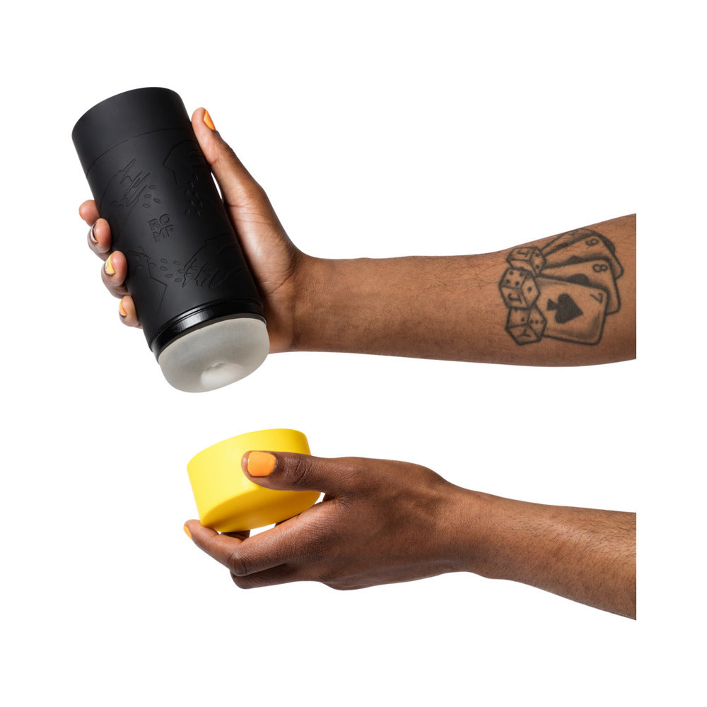 ROMP Dash Manual Stroker – Black – Skin-Soft Suction Control
