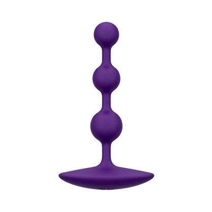 ROMP Amp Silicone Anal Plug – Dark Purple – Graduating Bead Sizes