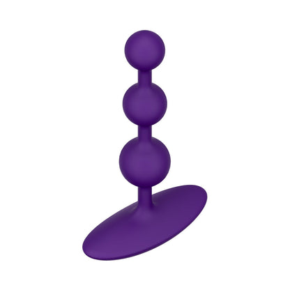 ROMP Amp Silicone Anal Plug – Dark Purple – Graduating Bead Sizes