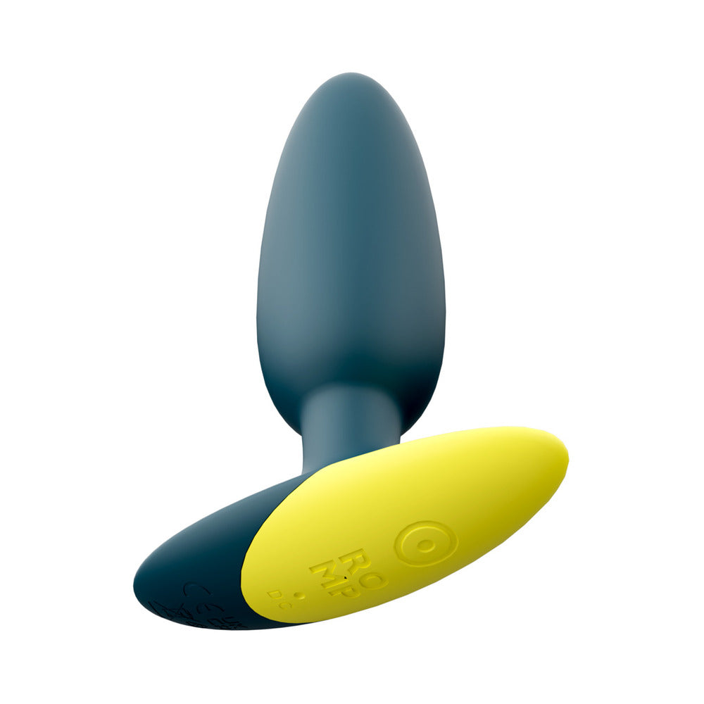 ROMP Bass Rechargeable Vibrating Anal Plug - Dark Green