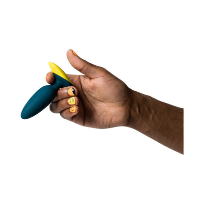 ROMP Bass Rechargeable Vibrating Anal Plug - Dark Green