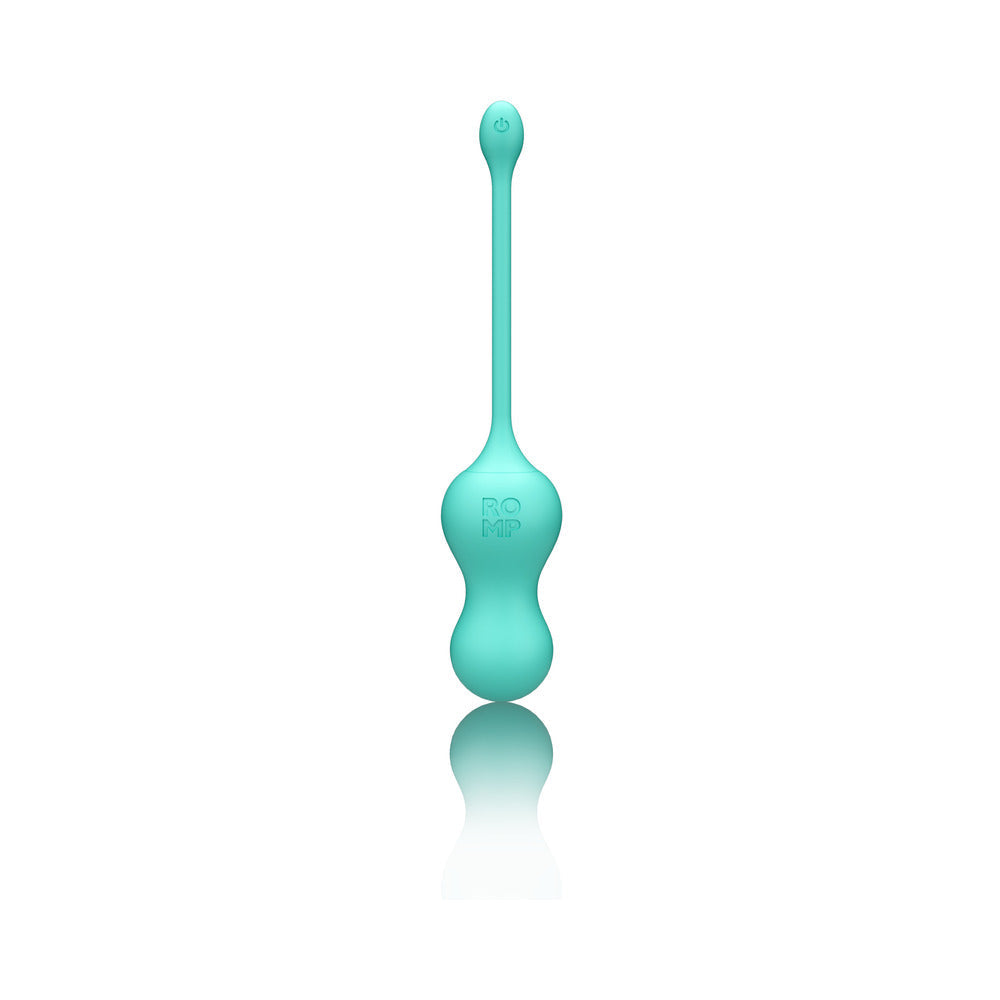 ROMP Cello Rechargeable Remote-Controlled G-Spot Egg Vibrator - Light Teal