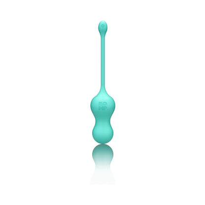 ROMP Cello Rechargeable Remote-Controlled G-Spot Egg Vibrator - Light Teal