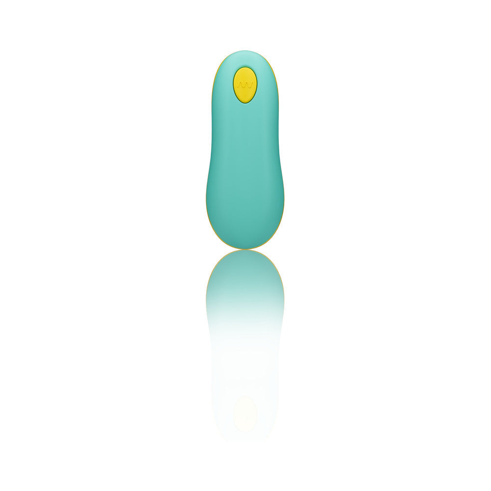 ROMP Cello Rechargeable Remote-Controlled G-Spot Egg Vibrator - Light Teal