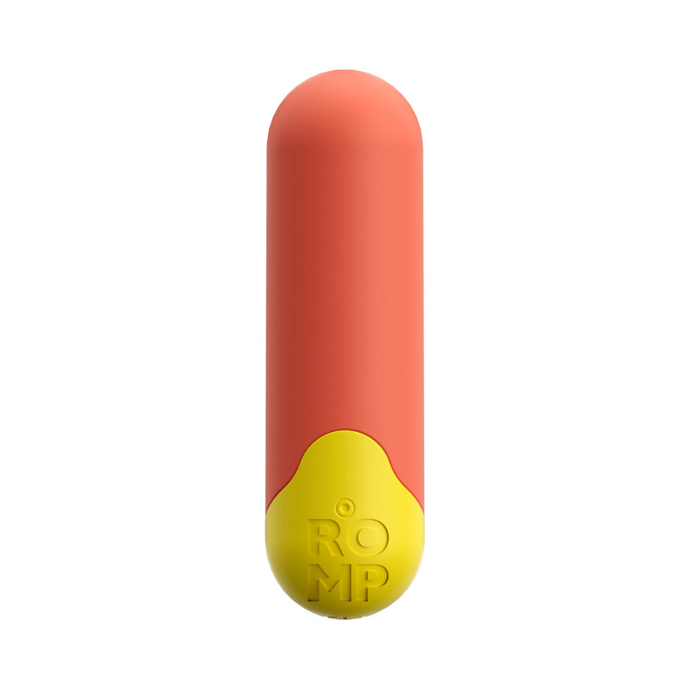 ROMP Riot Rechargeable Bullet Vibrator - Light Orange - 6 Speeds, Splashproof
