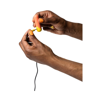 ROMP Riot Rechargeable Bullet Vibrator - Light Orange - 6 Speeds, Splashproof