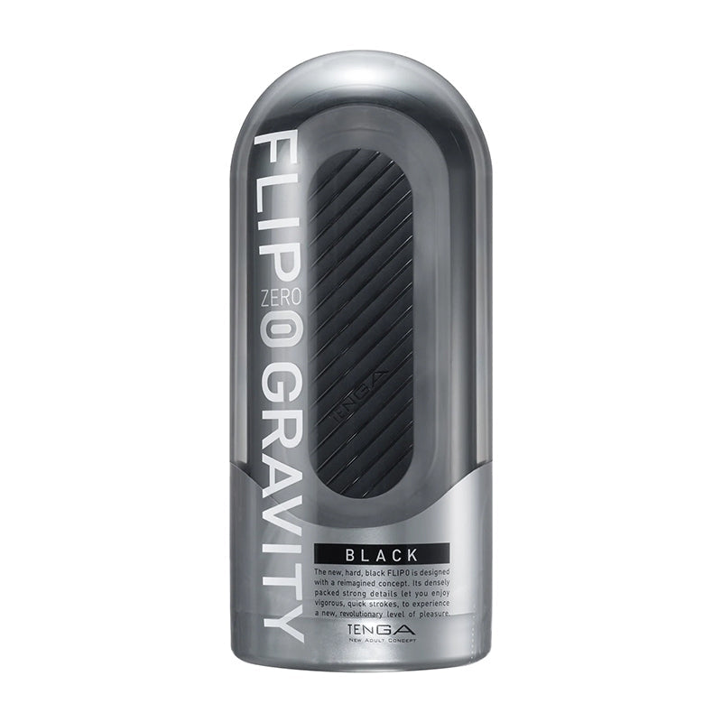 Tenga Flip Zero Gravity Stroker – Black – Reusable Male Stroker