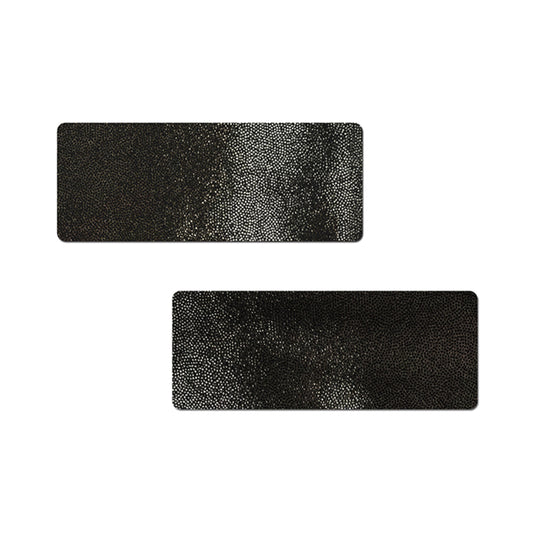 Pastease Matte Black Bar Nipple Pasties – Black, Waterproof Adhesive