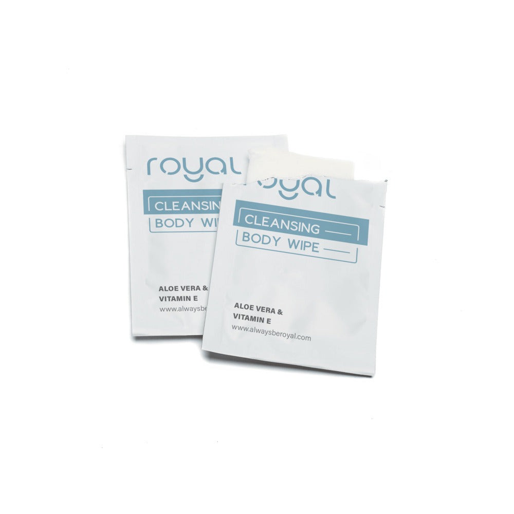 Royal Condom Intimacy Cleansing Wipes - 30 Count - White