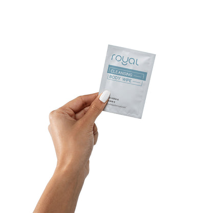 Royal Condom Intimacy Cleansing Wipes - 30 Count - White