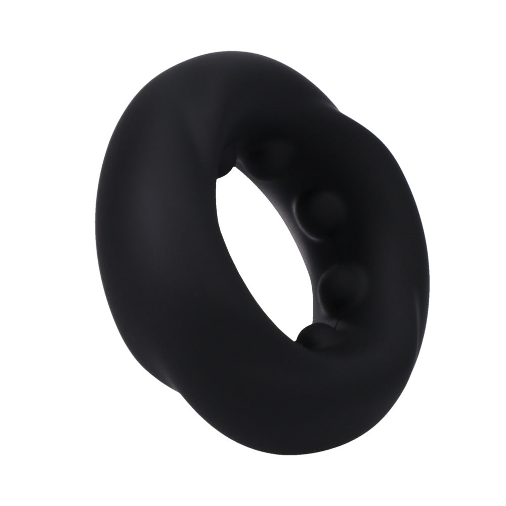 Rock Solid The Twist Silicone C-Ring – Black – Delays Ejaculation and Prolongs Erection