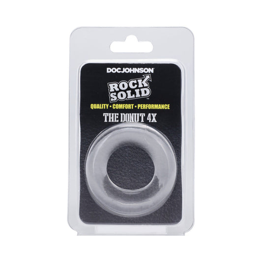 Rock Solid The Donut C-Ring – Clear – Prolongs Erection