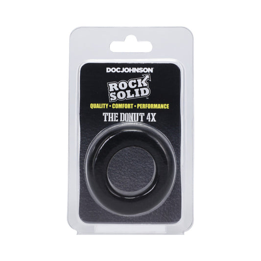 Rock Solid The Donut C-Ring – Black – Prolongs Erection and Delays Ejaculation