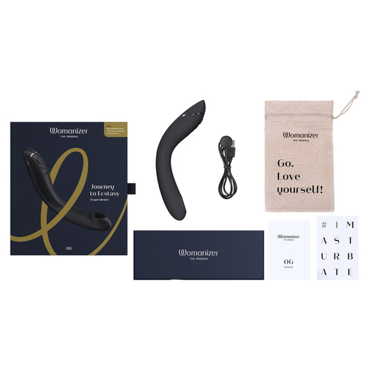 Womanizer OG G-Spot Pleasure Air Stimulator with Vibrations - Dark Grey
